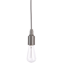 utility graphite pendant lamp