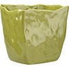 vaso green planter. 7.5"sq.x8.3"H
