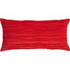 velvet twist red pillow.