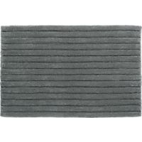 vertical stripe grey bath rug