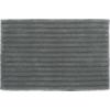 vertical stripe grey bath rug