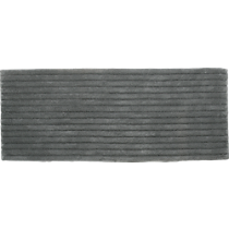 vertical stripe grey bath runner