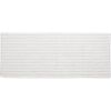 vertical stripe white bath runner.