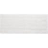 vertical stripe white bath runner