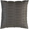 vinyl grey pillow.