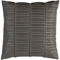 vinyl grey 16" pillow