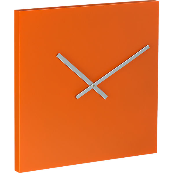 WallClockSqOrangeAVF12