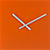 WallClockSqOrangeF12