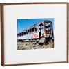 walnut box frame 8x10. 17.25"Wx2"Dx15.25"H"