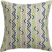 weave embroidery 16" pillow