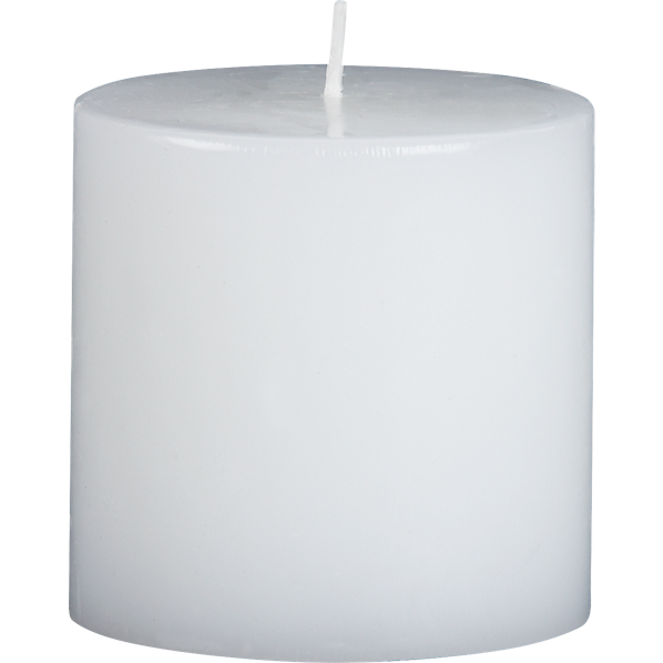 WhitePillarCandle3x3F7