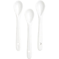 micro porcelain spoons set of three