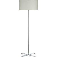 x chrome floor lamp