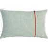 zipper mint 18"x12" pillow