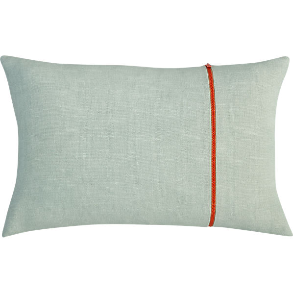 ZipperPillowMint12x18inS13