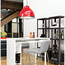 public white high dining table