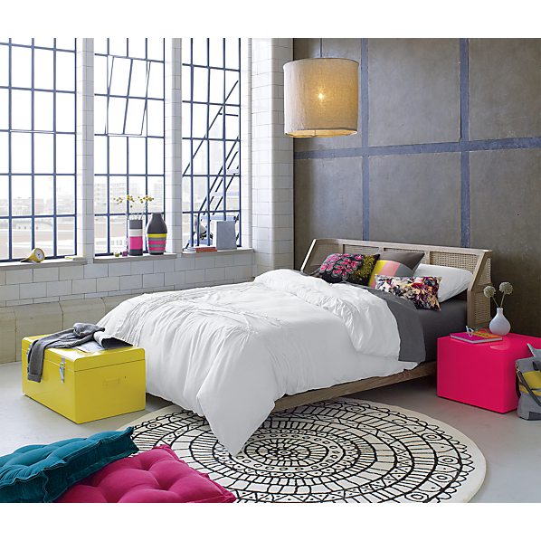 cirrus grey bath rug CB2